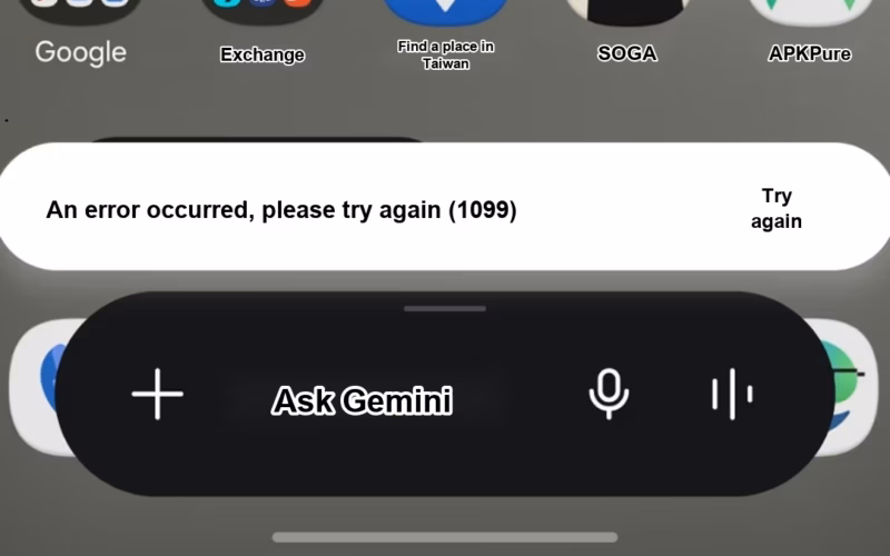 Localized screenshot for How to fix Gemini App error 1099