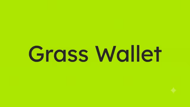 Grass Wallet